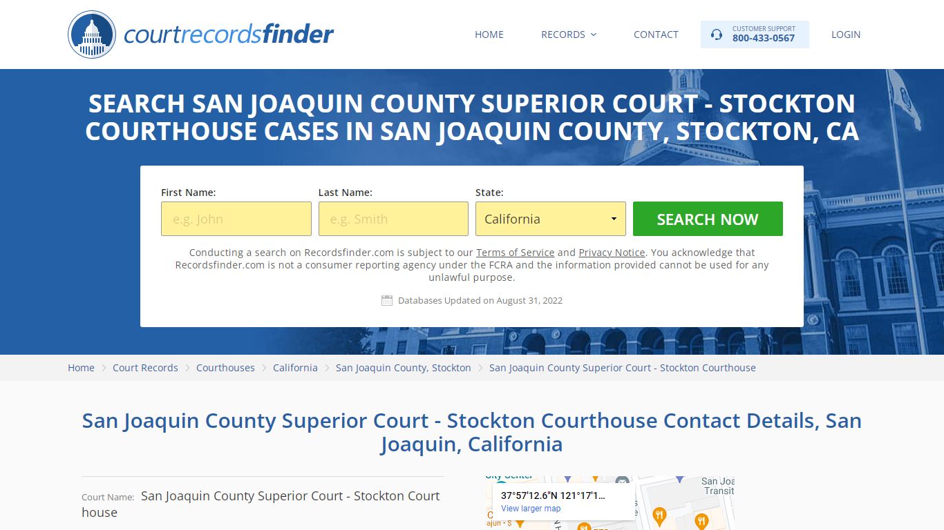 Search San Joaquin County Superior Court - RecordsFinder